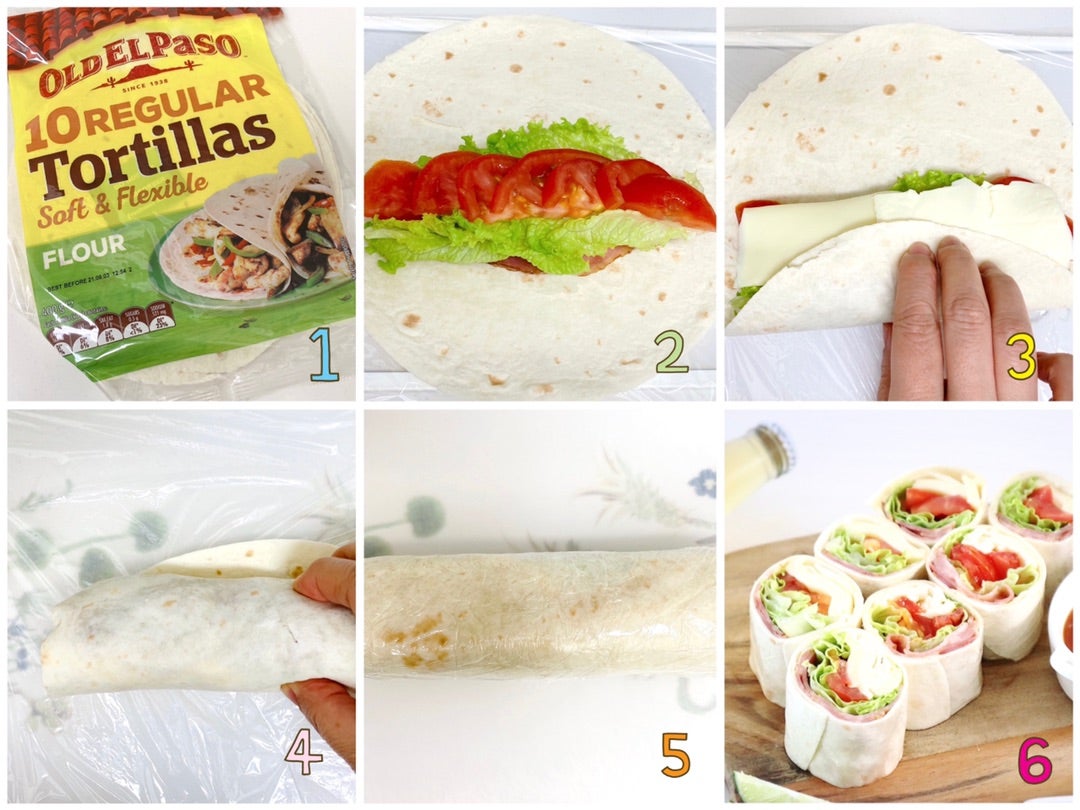 子供でもこぼれない♪トルティーヤの巻き方