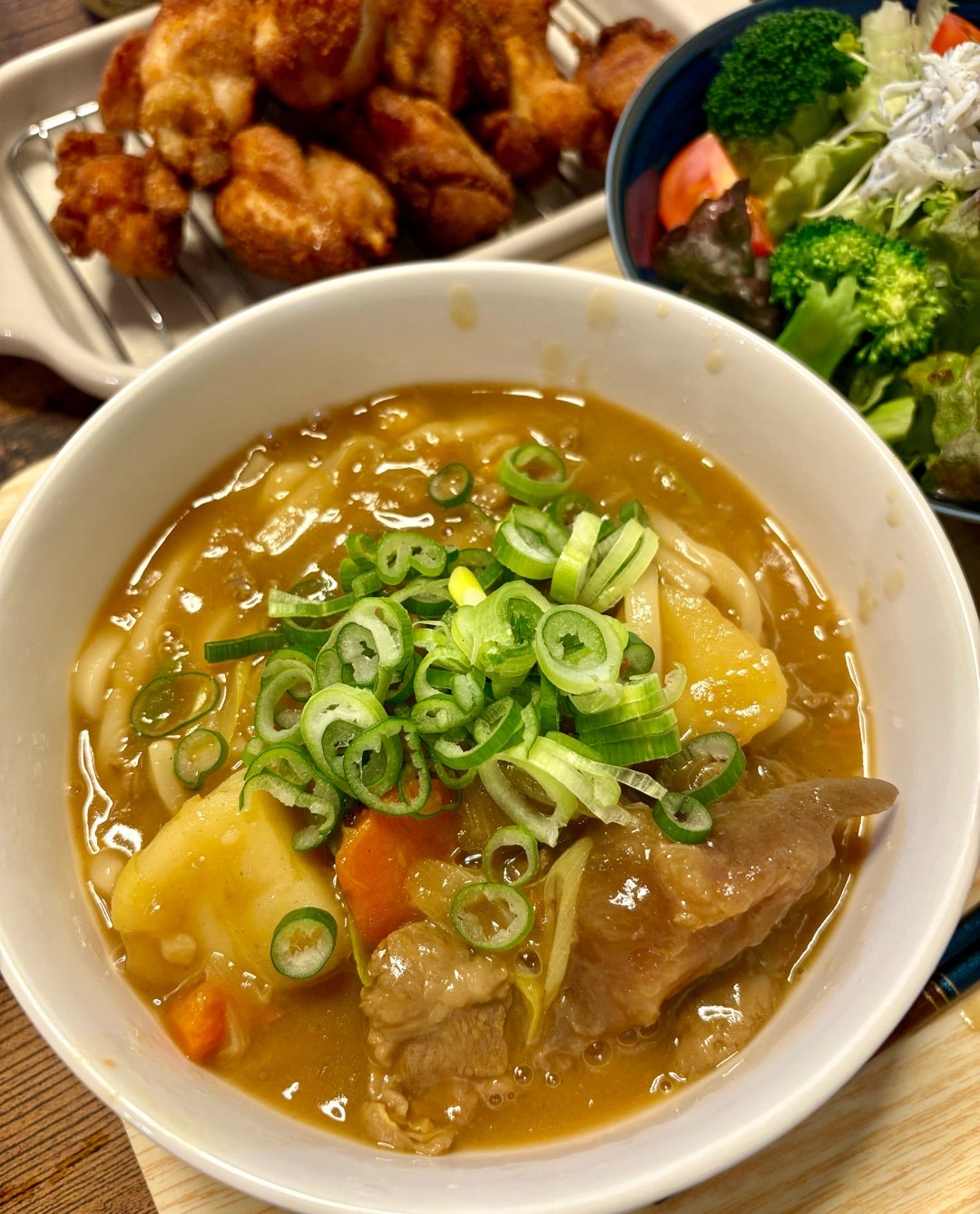 夏にピッタリ★簡単冷やしカレーうどん