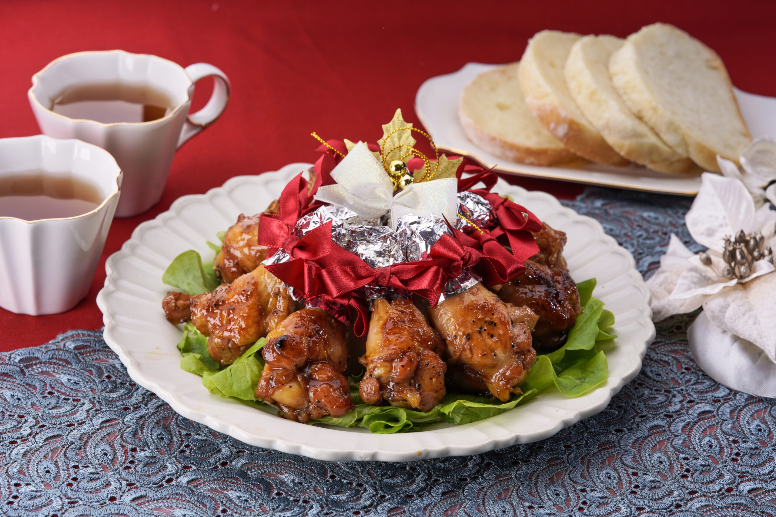 鶏手羽元のニンニク醤油から揚げ