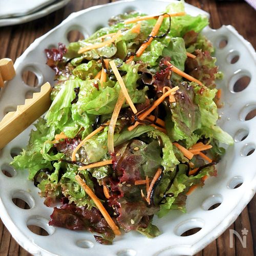 1株なんてペロリ♡ご飯もお酒もすすむ♡『サニーレタスのピリ辛煮浸し』 : 作り置き＆スピードおかず de おうちバル 〜yuu's stylishbar〜 Powered by ライブドアブログ