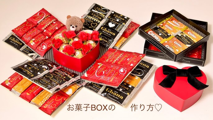 77-843 マカロン&クッキーボックス レッド バレンタイン チョコ チョコレート 義理チョコ 大量 手作り キット お菓子 プレゼントゼットアンドケイ