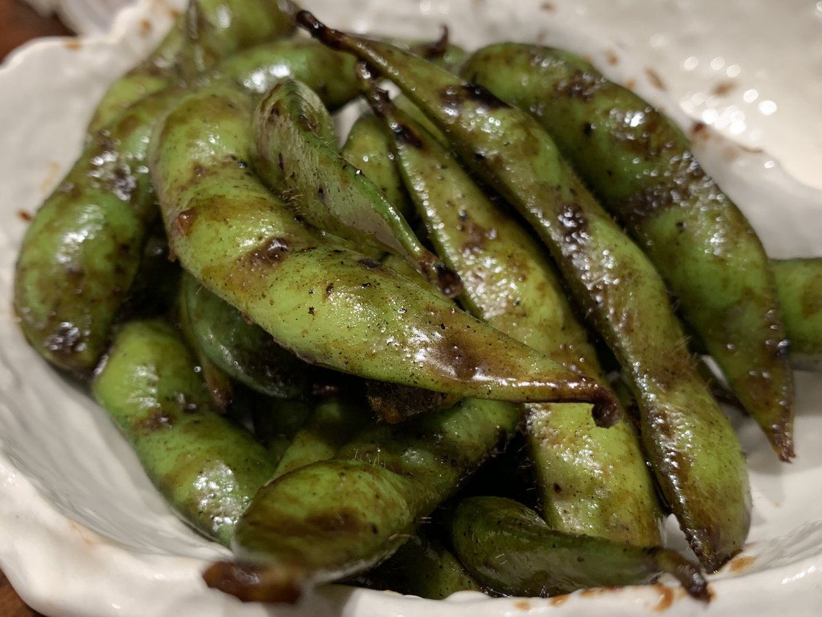 和風？中華風？アヒージョ！酒盗えだまめ