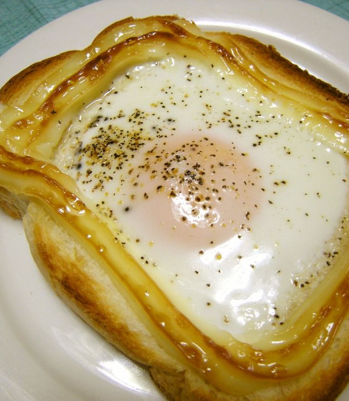 トースターで焼くだけ！「絶妙半熟卵の目玉焼きトースト」レシピ 近藤幸子さんの「おやこおやつ」おいしいLEEレシピLEE