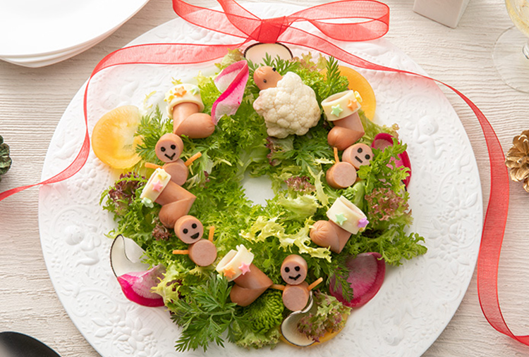 おもてなしに♪ポテトサラダの簡単盛り付け