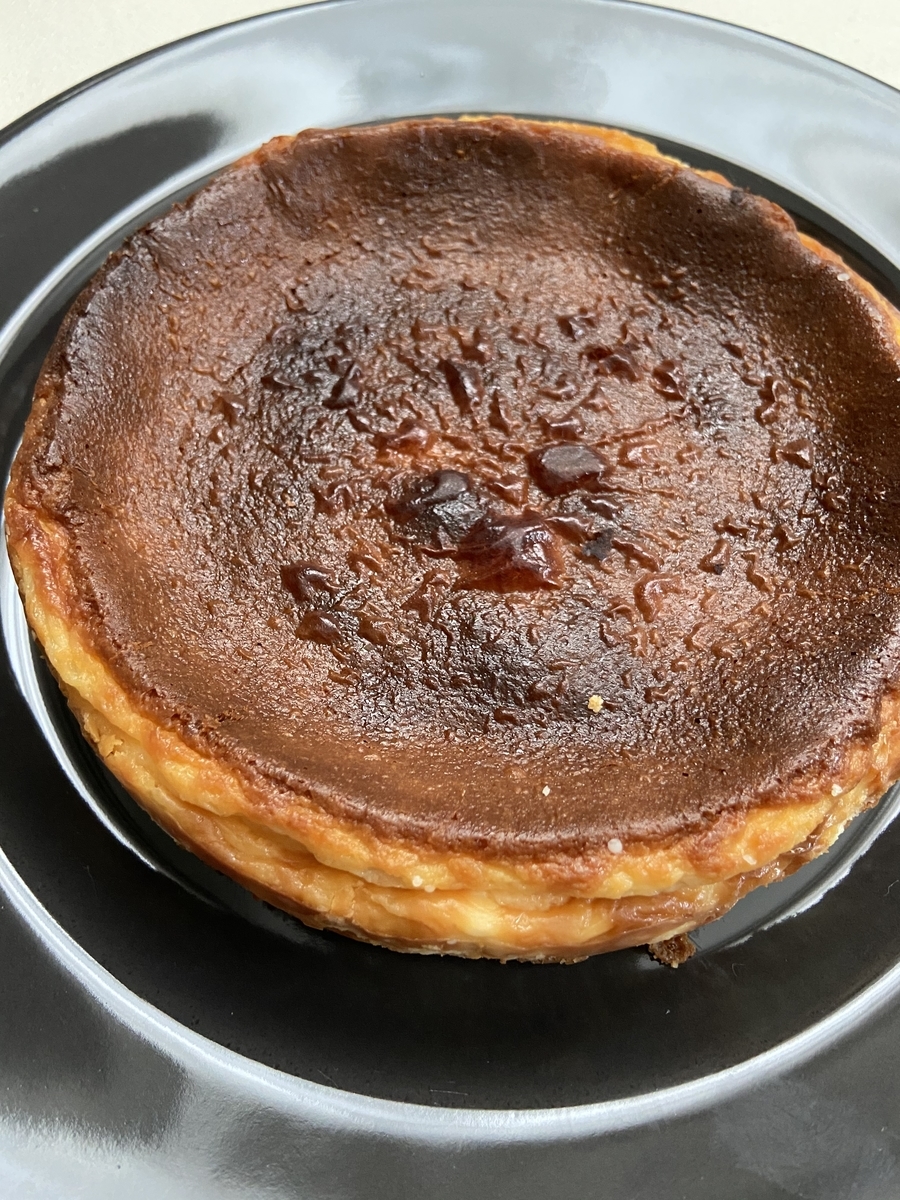 200gクリチで作るバスクチーズケーキ