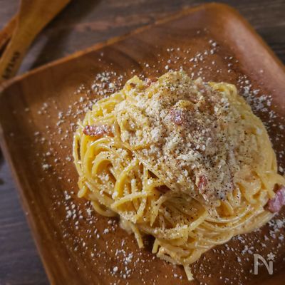 玉ねぎのカルボナーラ