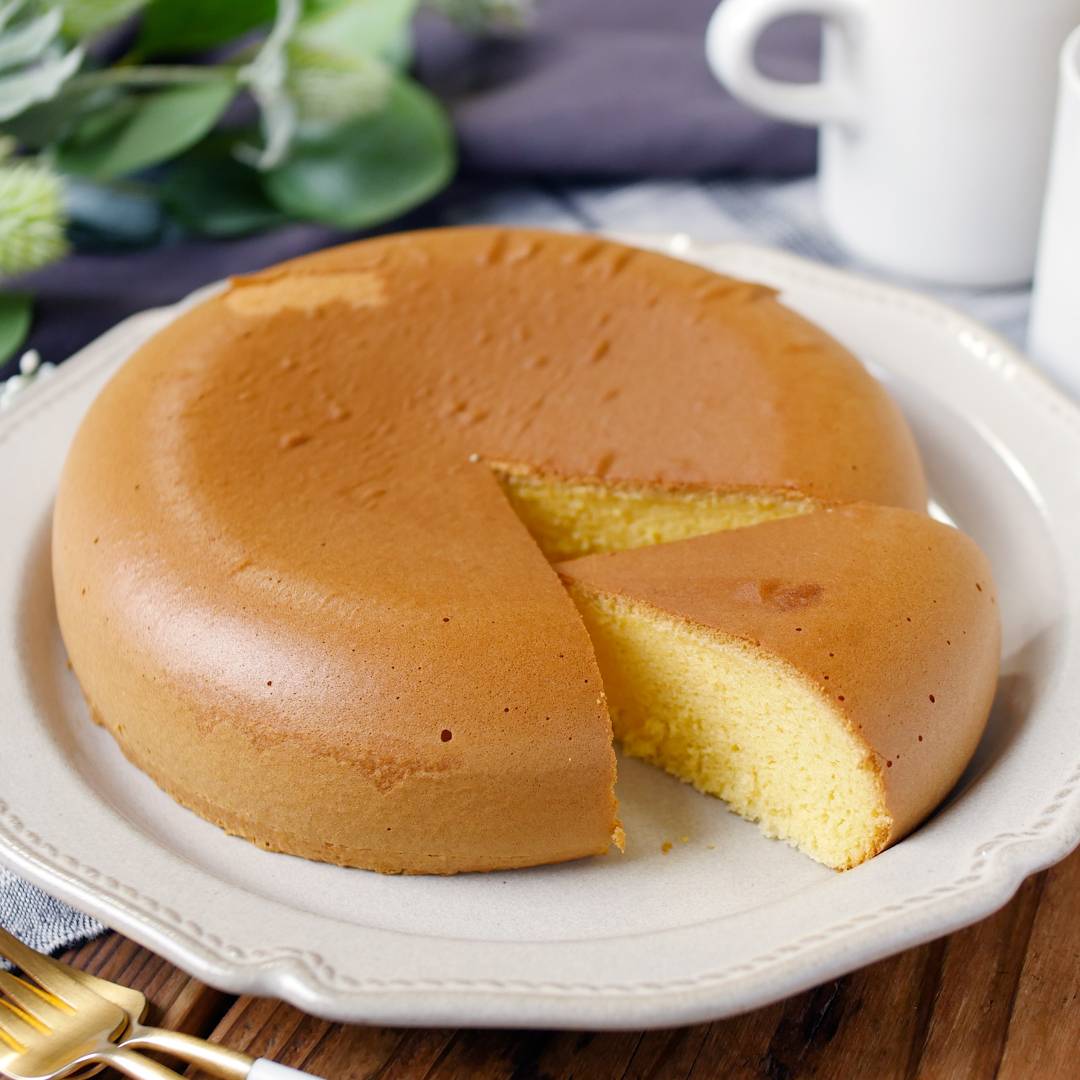 しっとりふわふわ カステラ フライパン調理 小麦粉・乳製品不使用