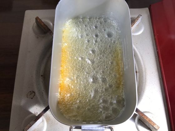 メスティンをカセットコンロにかけてカラメルソース作ってみた！IRON CAMP