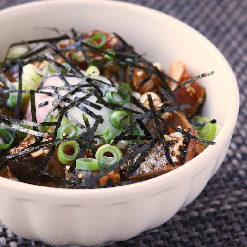 ヒラメの漬け丼BIPROGY Tokyo Fishing Club