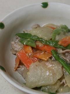 冬瓜と豚肉のさっぱりみそ煮