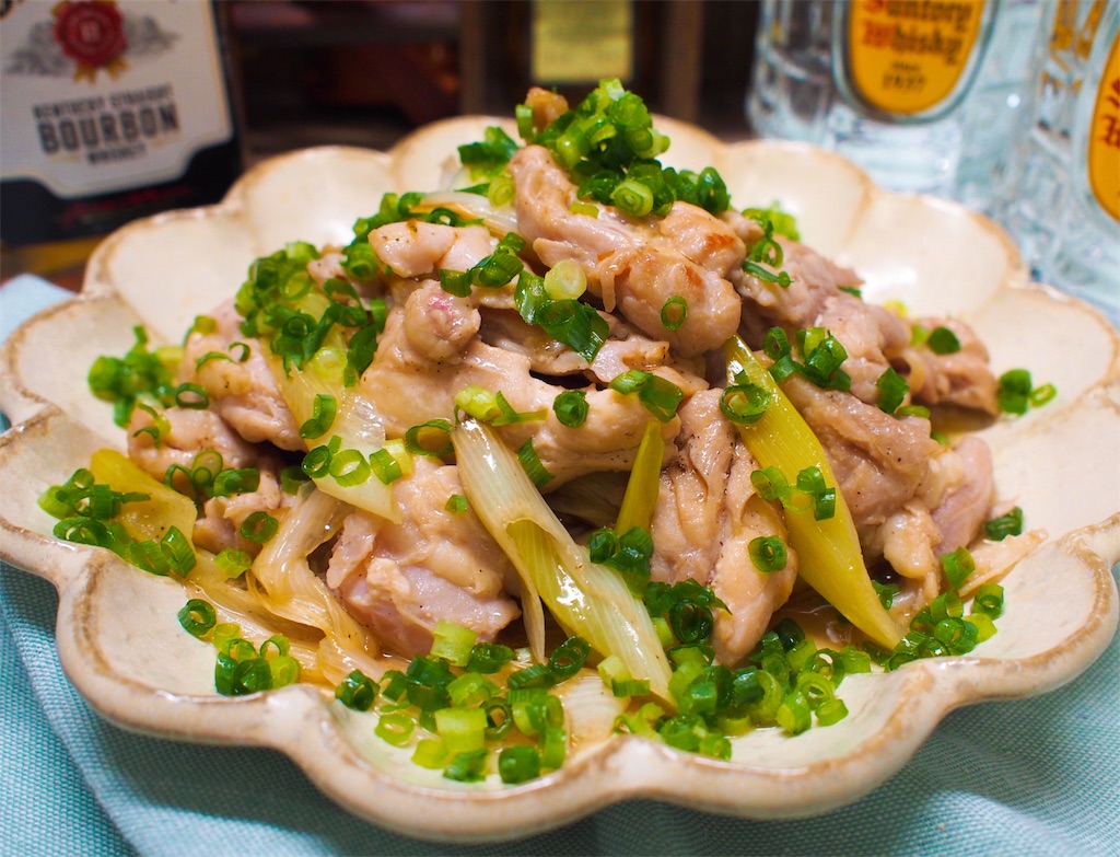 せせりとネギの簡単レシピ