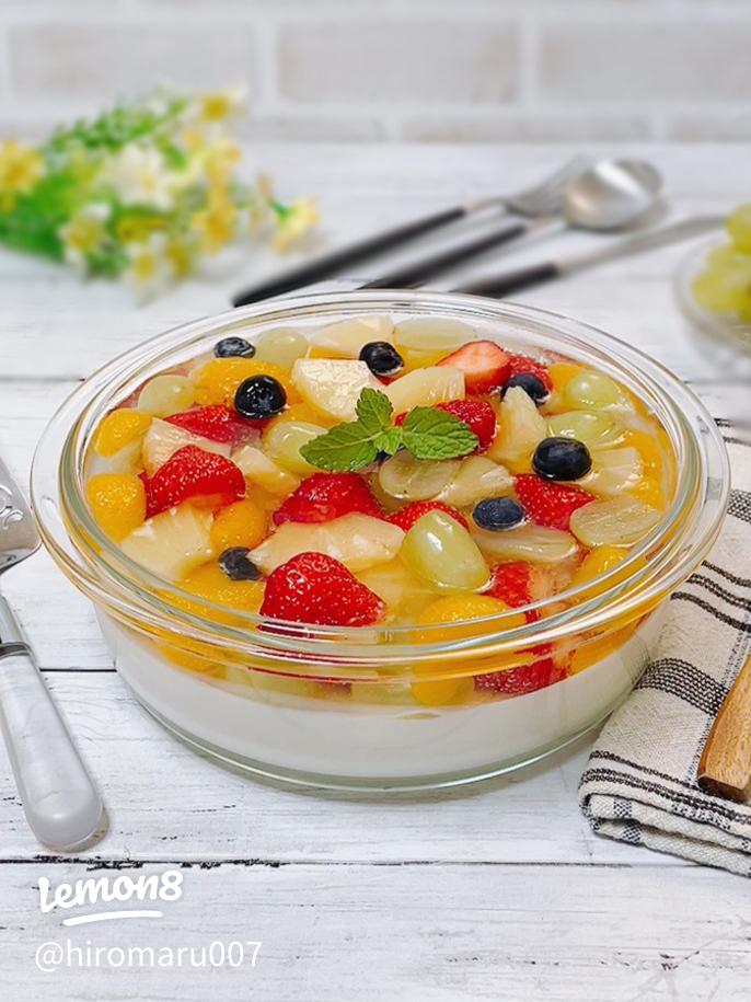 材料ほんとに２つだけバイン缶ゼリ