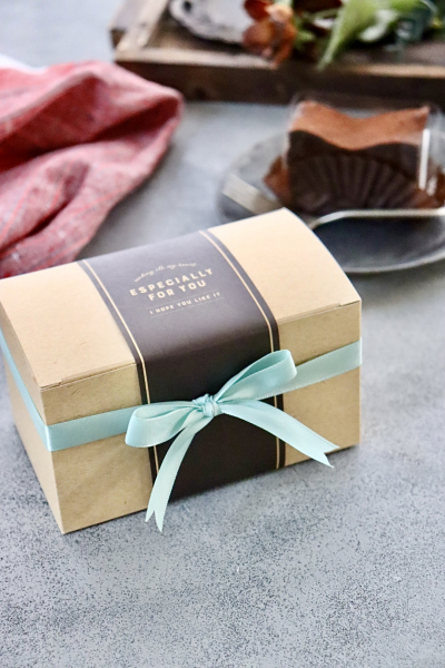 ショコラテリーヌ箱＜ブラック＞ テリーヌラッピングギフト包装資材通販 HEADS ヘッズ