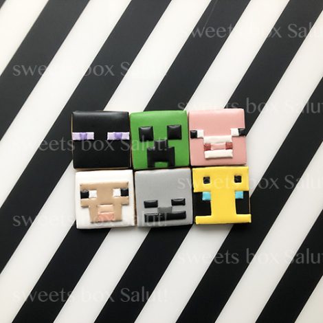 マインクラフト💻 オーダーありがとうございました☺️アイシングアイシングクッキーicingicingcookiesicingcookiecookiescookiedecoratingsugarcookiesugarartsugardecorationアイシングクッキーオーダーオーダークッキーキャラクタークッキー