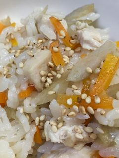 塩味のチキンライス