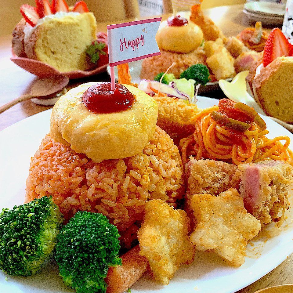 大人のお子様ランチの簡単レシピ