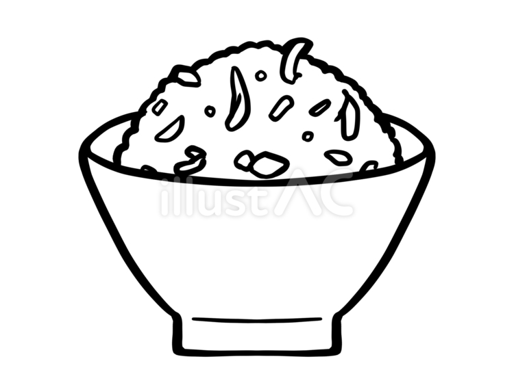 混ぜごはんイラスト無料イラスト・フリー素材なら「イラストAC」