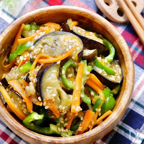 茄子たまピーの油味噌