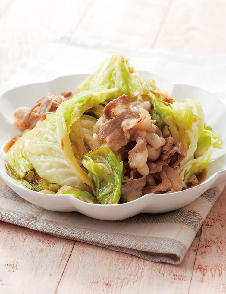 レンジで簡単「豚バラキャベツ」のレシピ