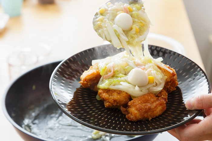 エスニックに唐揚げアレンジ