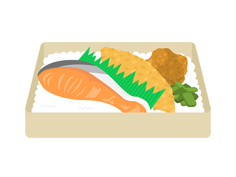 楽しいお弁当セット２イラスト