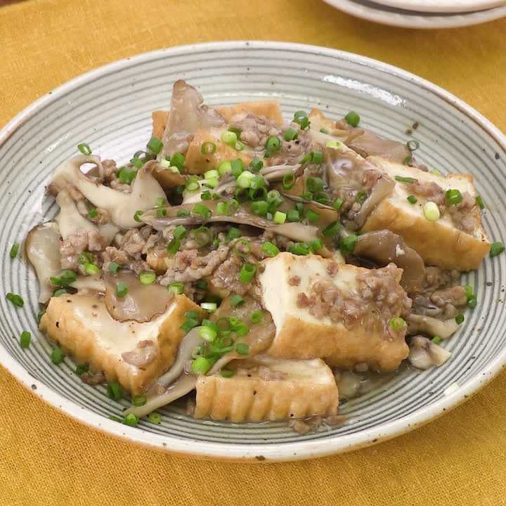 ご飯に乗せたい 豚ひき肉とタケノコにらの濃厚オイ味噌炒め