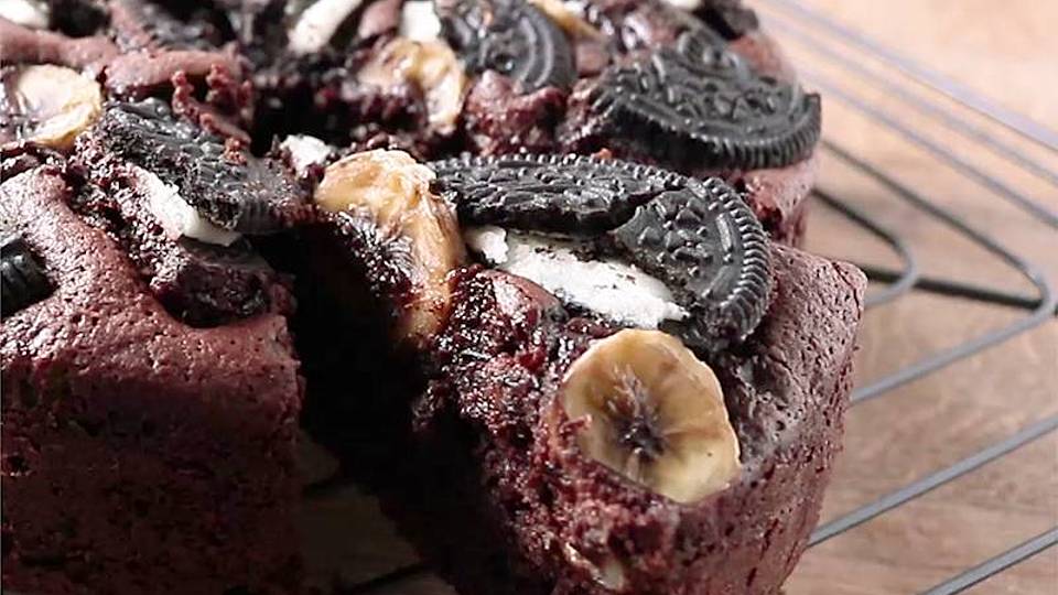 甘夏チョコケーキ