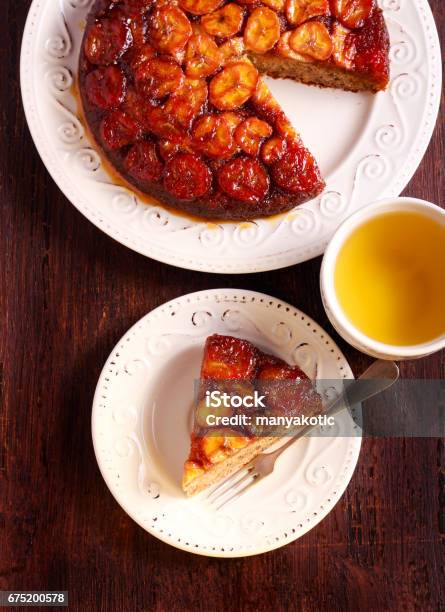 完熟バナナのキャラメリゼ！アップサイドダウンケーキ