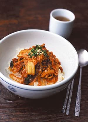 簡単！豚キムチ丼