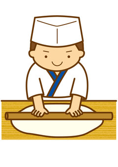 うどん作りのイラスト素材 - PIXTA