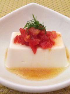 トマトのオリーブオイル漬け冷奴 レシピ・作り方 by じゃが塩 - 楽天レシピ