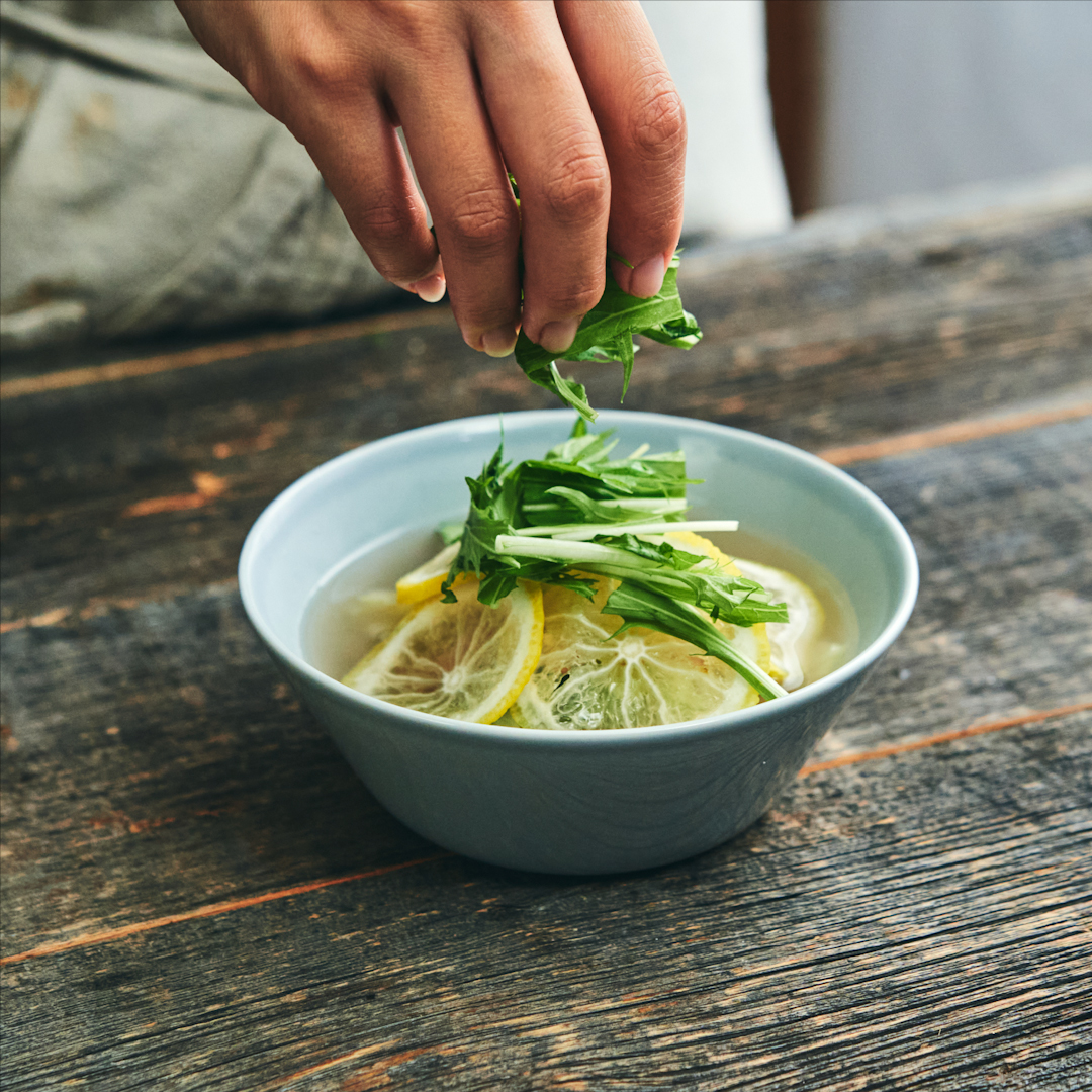 白菜のコンソメスープ