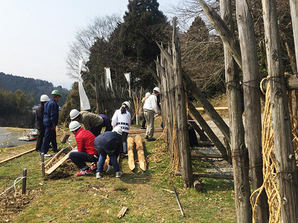 馬防柵 10573008012 の写真・イラスト素材アマナイメージズ