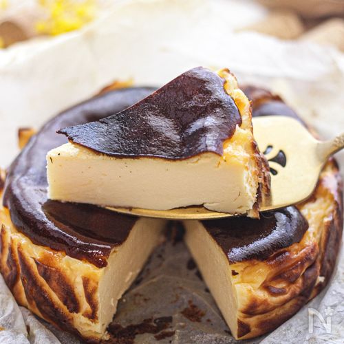 クリスマス お家で簡単！食パンでバスチー バスク風チーズケーキ