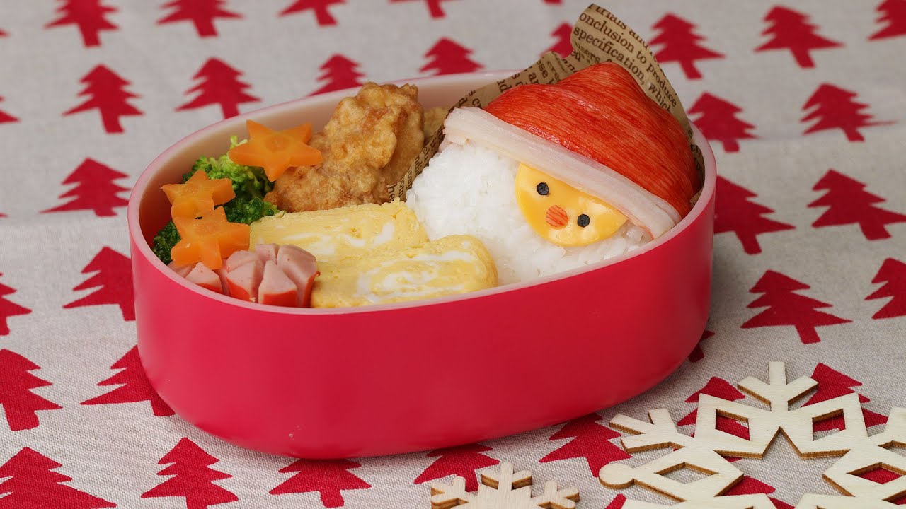 キャラ弁！クリスマスに♪かわいい三角サンタおにぎり料理のレシピや作り方暮らしニスタ