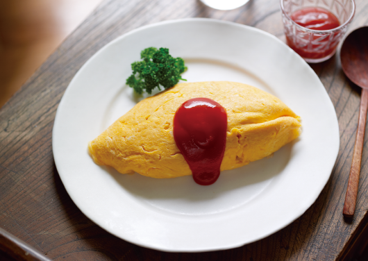 デミグラスソースのオムライス