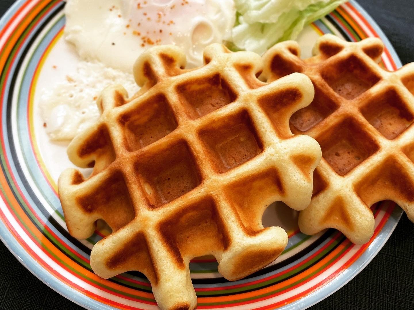 ホットケーキミックスで作る！ お手軽シンプルワッフル