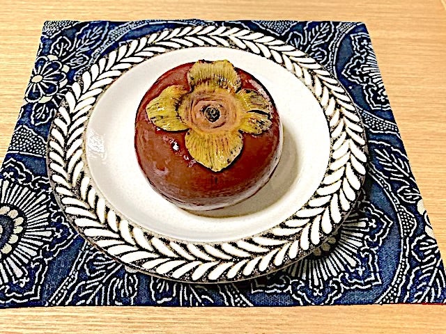 柿の冷凍保存 丸ごと冷凍もできます