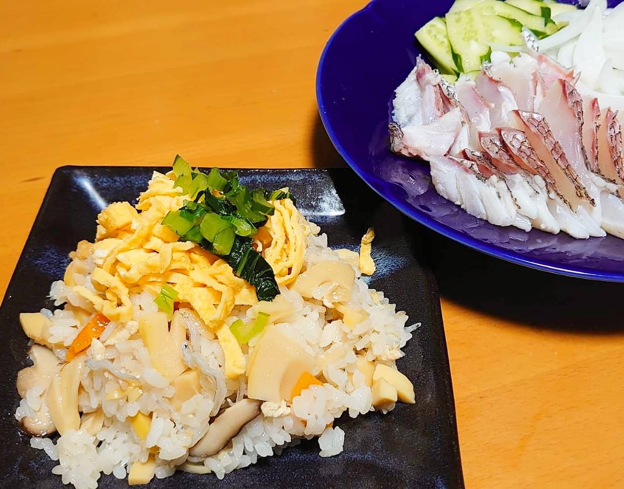 豪華な一品！ たけのこのちらし寿司