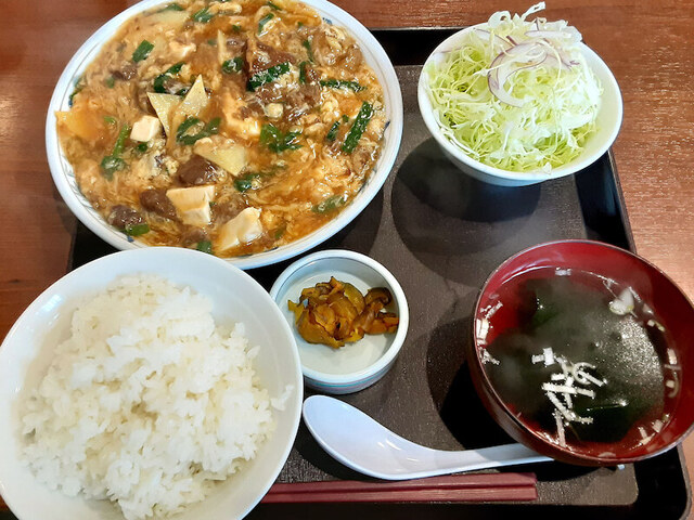 いわき市133 中華料理 華正樓さん‼️ 絶品麻婆豆腐を中年が全力で頂きました✨ 飯テロ肉まん