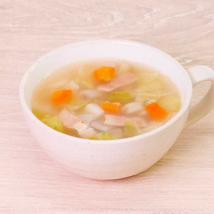 あっさり優しい♪ キャベツとベーコンのクリームスープ