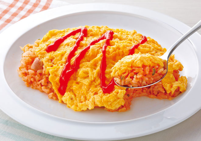 チキンライスが主役のオムライス