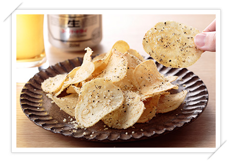 自宅で揚げたて、パリパリポテトチップス。親子で一緒に楽しく料理。お家時間。ぐれぽんのゆるゆるブログ