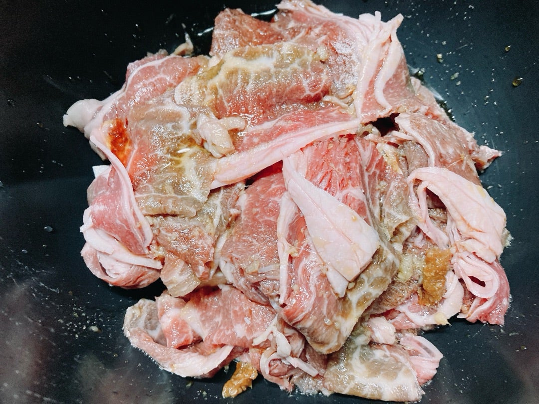 牛肉と長芋の韓国風甘辛炒め - レシピ集 - より良き宮崎牛づくり対策協議会