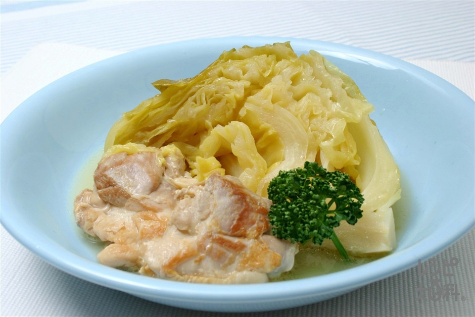 鶏とキャベツの洋風さっぱり煮