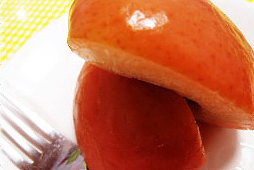 羨ましい学校給食デザート。紅玉りんごのアップルシャーベットコン美味食文化論2