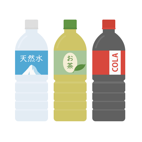 ペットボトルの水のイラスト、フリー素材らくがき日和