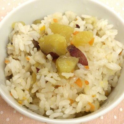 秋の味覚♪子供も喜ぶさつまいもツナご飯♡