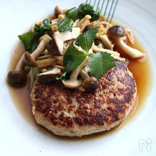 豆腐ハンバーグの甘酢あんかけトキワさん家のキッチン