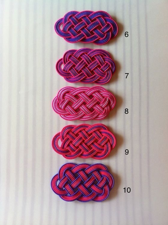 松結びとリボンのバレッタキットを作ってみた！croccha